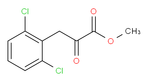 methyl 3-(2,6-dichlorophenyl)-2-oxopropanoate