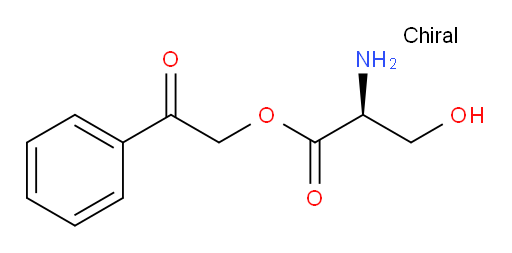 (S)-2-oxo-2-phenylethyl 2-amino-3-hydroxypropanoate