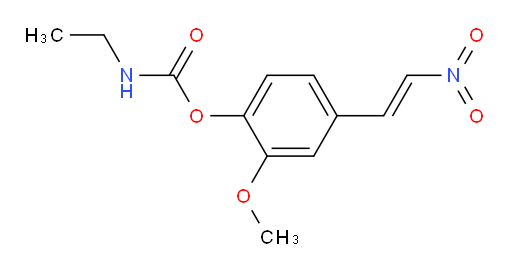 (E)-2-methoxy-4-(2-nitrovinyl)phenyl ethylcarbamate