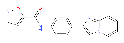 N-(4-(imidazo[1,2-a]pyridin-2-yl)phenyl)isoxazole-5-carboxamide