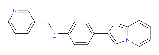 4-(imidazo[1,2-a]pyridin-2-yl)-N-(pyridin-3-ylmethyl)aniline