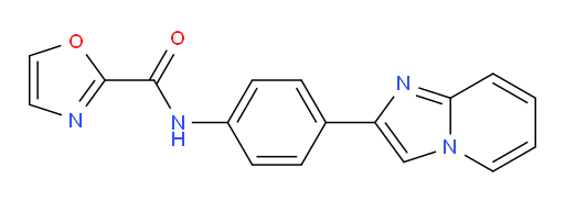 N-(4-(imidazo[1,2-a]pyridin-2-yl)phenyl)oxazole-2-carboxamide