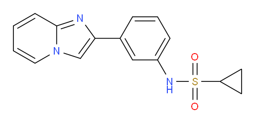 N-(3-(imidazo[1,2-a]pyridin-2-yl)phenyl)cyclopropanesulfonamide