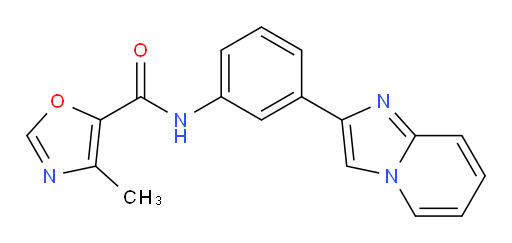 N-(3-(imidazo[1,2-a]pyridin-2-yl)phenyl)-4-methyloxazole-5-carboxamide