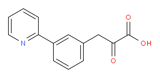 2-oxo-3-(3-(pyridin-2-yl)phenyl)propanoic acid