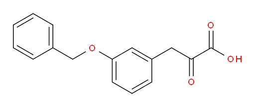 3-(3-(benzyloxy)phenyl)-2-oxopropanoic acid