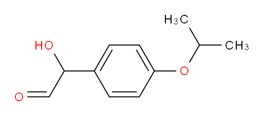 2-hydroxy-2-(4-isopropoxyphenyl)acetaldehyde