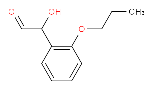 2-hydroxy-2-(2-propoxyphenyl)acetaldehyde
