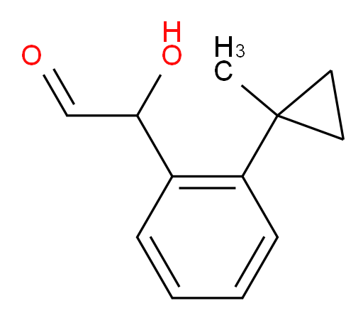 2-hydroxy-2-(2-(1-methylcyclopropyl)phenyl)acetaldehyde