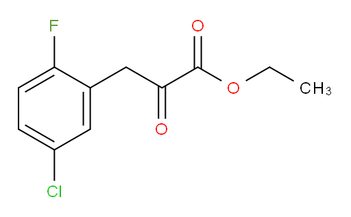 ethyl 3-(5-chloro-2-fluorophenyl)-2-oxopropanoate