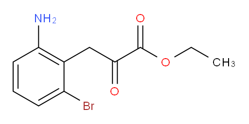 ethyl 3-(2-amino-6-bromophenyl)-2-oxopropanoate