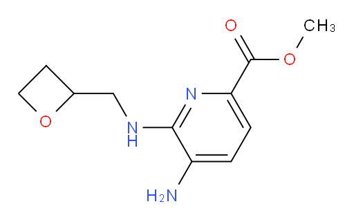 methyl 5-amino-6-((oxetan-2-ylmethyl)amino)picolinate