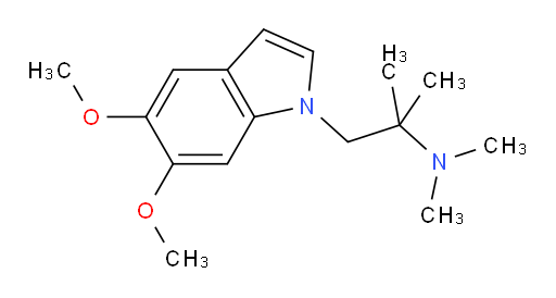 1-(5,6-dimethoxy-1H-indol-1-yl)-N,N,2-trimethylpropan-2-amine