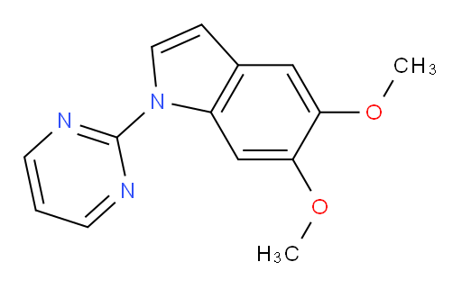 5,6-dimethoxy-1-(pyrimidin-2-yl)-1H-indole