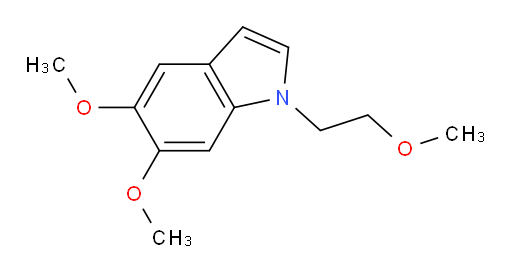 5,6-dimethoxy-1-(2-methoxyethyl)-1H-indole
