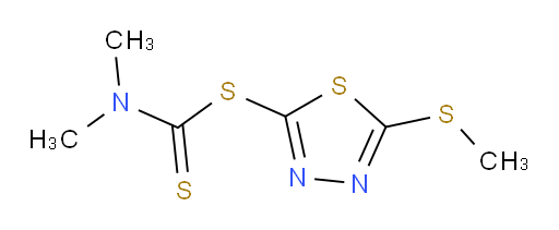 5-(methylthio)-1,3,4-thiadiazol-2-yl dimethylcarbamodithioate