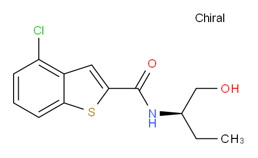 (R)-4-chloro-N-(1-hydroxybutan-2-yl)benzo[b]thiophene-2-carboxamide