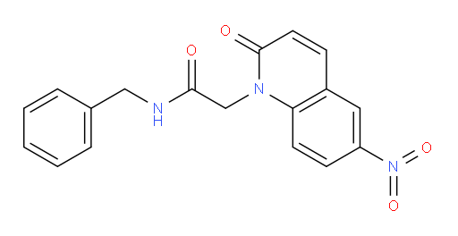 N-benzyl-2-(6-nitro-2-oxoquinolin-1(2H)-yl)acetamide