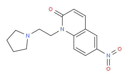 6-nitro-1-(2-(pyrrolidin-1-yl)ethyl)quinolin-2(1H)-one
