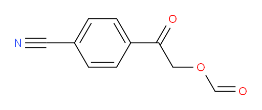 2-(4-cyanophenyl)-2-oxoethyl formate
