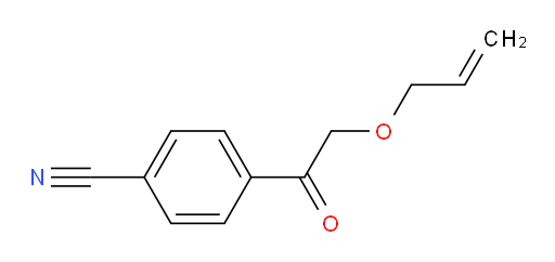 4-(2-(allyloxy)acetyl)benzonitrile