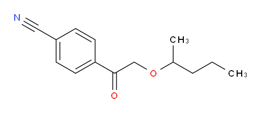 4-(2-(pentan-2-yloxy)acetyl)benzonitrile