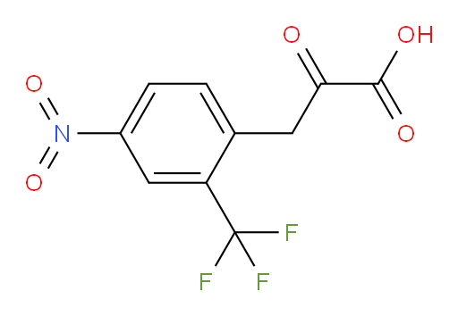 3-(4-nitro-2-(trifluoromethyl)phenyl)-2-oxopropanoic acid