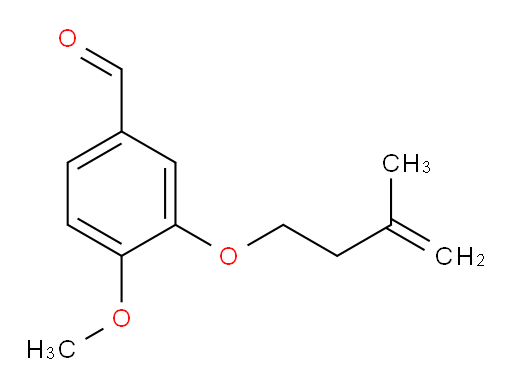 4-methoxy-3-((3-methylbut-3-en-1-yl)oxy)benzaldehyde