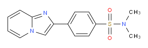 4-(imidazo[1,2-a]pyridin-2-yl)-N,N-dimethylbenzenesulfonamide
