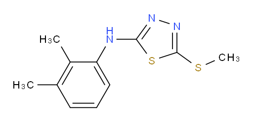 N-(2,3-dimethylphenyl)-5-(methylthio)-1,3,4-thiadiazol-2-amine