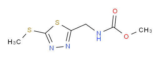 methyl ((5-(methylthio)-1,3,4-thiadiazol-2-yl)methyl)carbamate