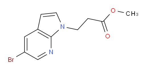 methyl 3-(5-bromo-1H-pyrrolo[2,3-b]pyridin-1-yl)propanoate