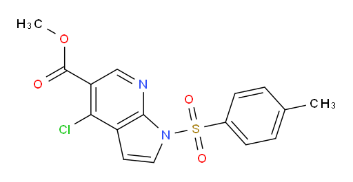 methyl 4-chloro-1-tosyl-1H-pyrrolo[2,3-b]pyridine-5-carboxylate