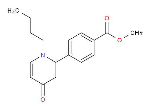 methyl 4-(1-butyl-4-oxo-1,2,3,4-tetrahydropyridin-2-yl)benzoate