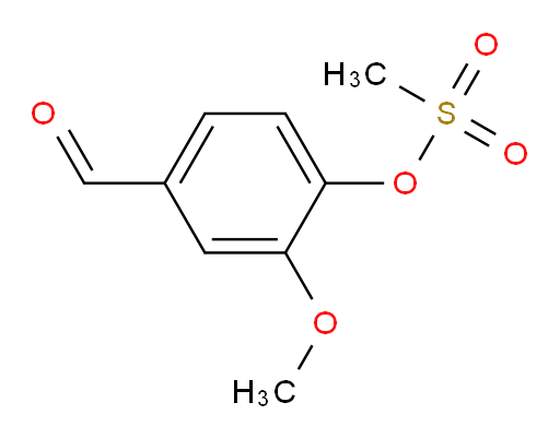 4-formyl-2-methoxyphenyl methanesulfonate