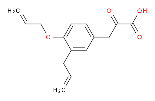 3-(3-allyl-4-(allyloxy)phenyl)-2-oxopropanoic acid