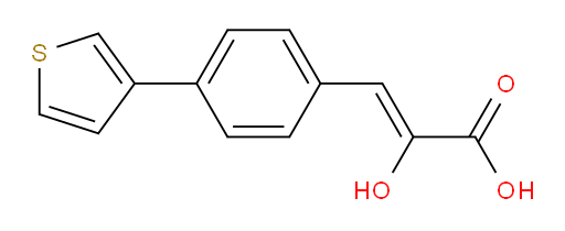 (Z)-2-hydroxy-3-(4-(thiophen-3-yl)phenyl)acrylic acid