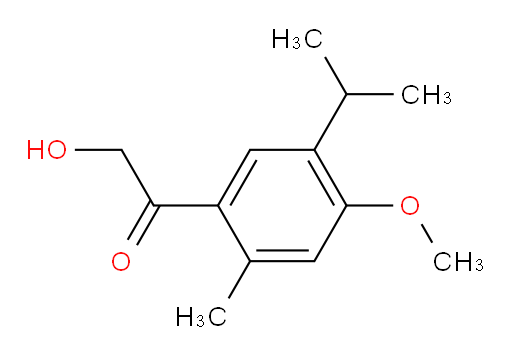 2-hydroxy-1-(5-isopropyl-4-methoxy-2-methylphenyl)ethanone