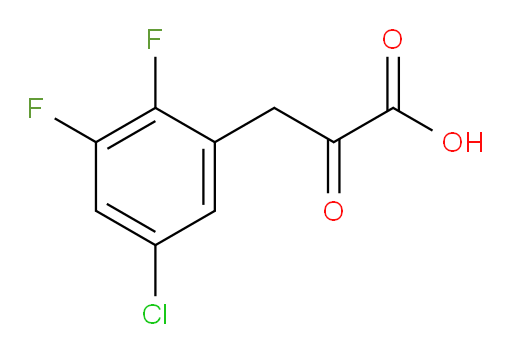 3-(5-chloro-2,3-difluorophenyl)-2-oxopropanoic acid