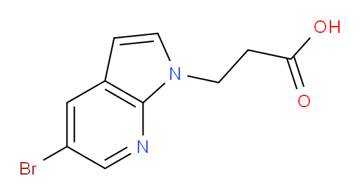 3-(5-bromo-1H-pyrrolo[2,3-b]pyridin-1-yl)propanoic acid