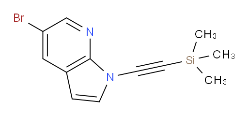 5-bromo-1-((trimethylsilyl)ethynyl)-1H-pyrrolo[2,3-b]pyridine