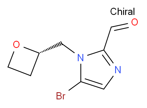 (S)-5-bromo-1-(oxetan-2-ylmethyl)-1H-imidazole-2-carbaldehyde