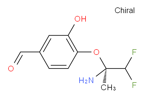 (S)-4-((2-amino-1,1-difluoropropan-2-yl)oxy)-3-hydroxybenzaldehyde