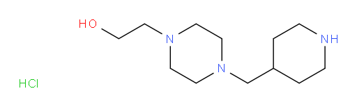 2-(4-(piperidin-4-ylmethyl)piperazin-1-yl)ethanol hydrochloride