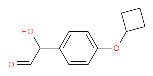 2-(4-cyclobutoxyphenyl)-2-hydroxyacetaldehyde