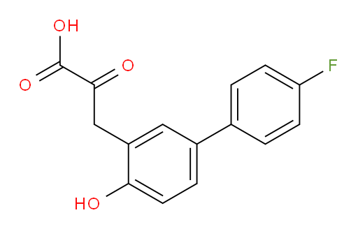 3-(4'-fluoro-4-hydroxy-[1,1'-biphenyl]-3-yl)-2-oxopropanoic acid