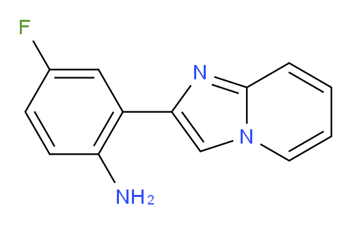 4-fluoro-2-(imidazo[1,2-a]pyridin-2-yl)aniline