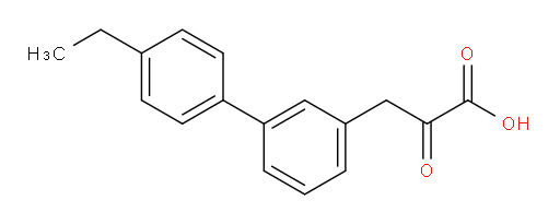 3-(4'-ethyl-[1,1'-biphenyl]-3-yl)-2-oxopropanoic acid