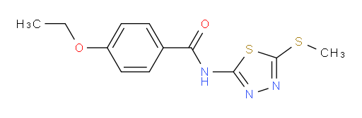 4-ethoxy-N-(5-(methylthio)-1,3,4-thiadiazol-2-yl)benzamide
