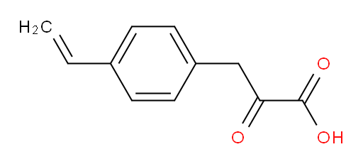 2-oxo-3-(4-vinylphenyl)propanoic acid